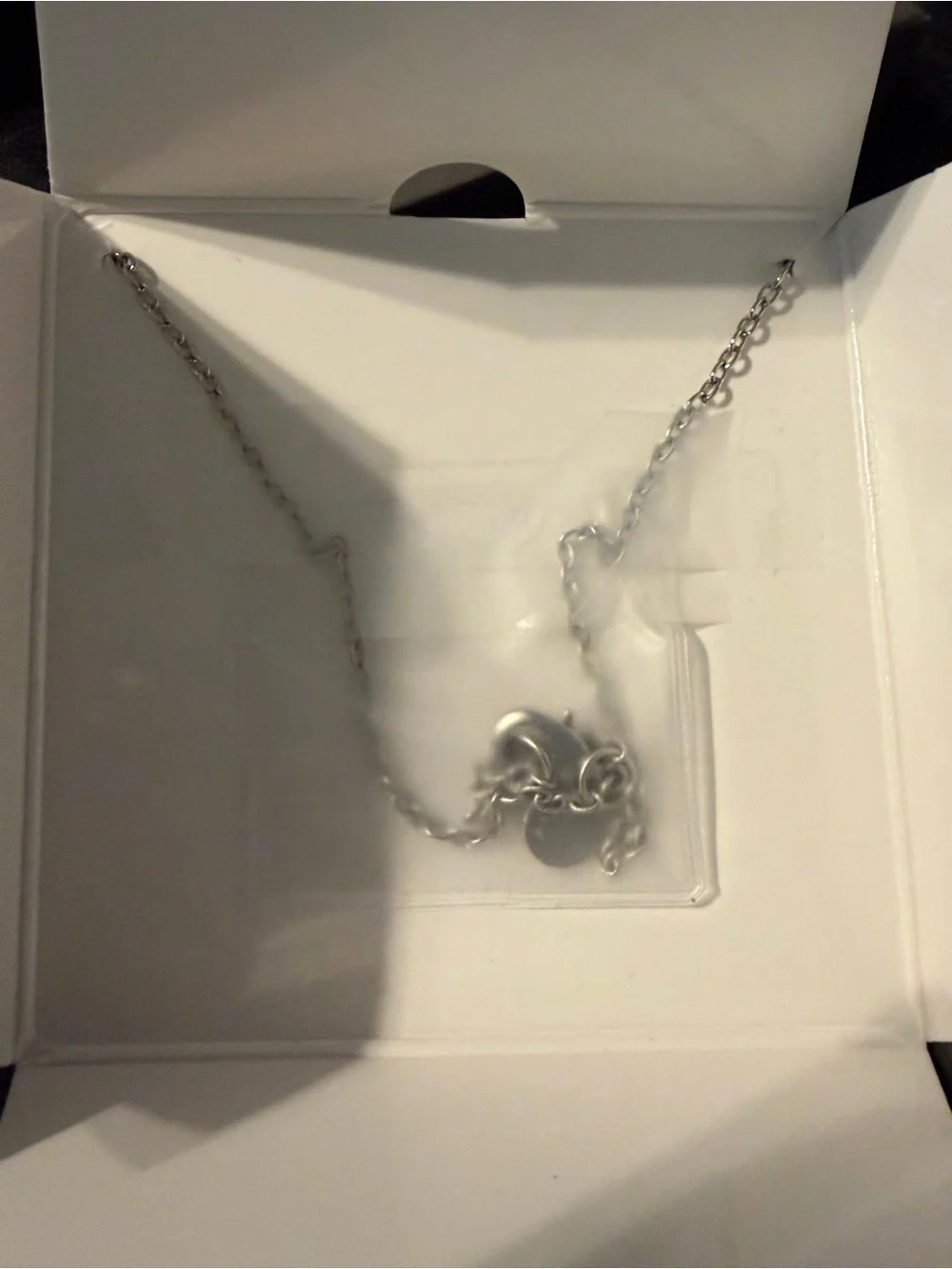 All Saints Silver Necklace nib